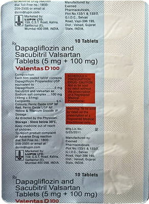 Valentas D 100mg Strip Of 10 Tablets