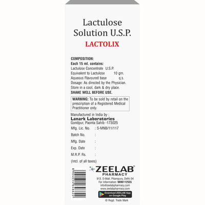 Lactolix Bottle Of 100ml Oral Solution