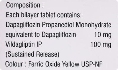 Vylda D 100/10mg Strip Of 10 Tablets