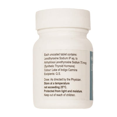 Lethyrox 75mcg Bottle Of 120 Tablets