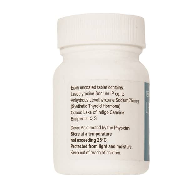 Lethyrox 75mcg Bottle Of 120 Tablets