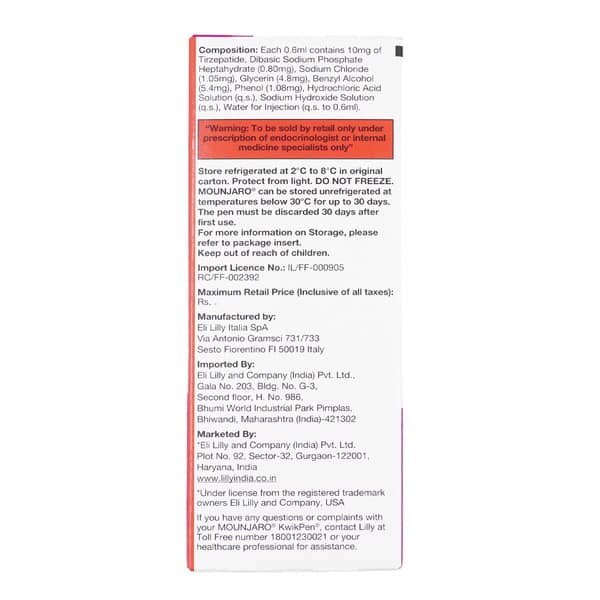 Mounjaro 10mg Kwikpen