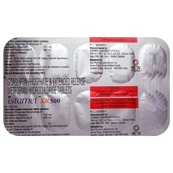 Istamet XR 500 Tablet