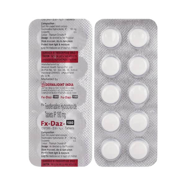 Fx Daz 180mg Strip Of 10 Tablets
