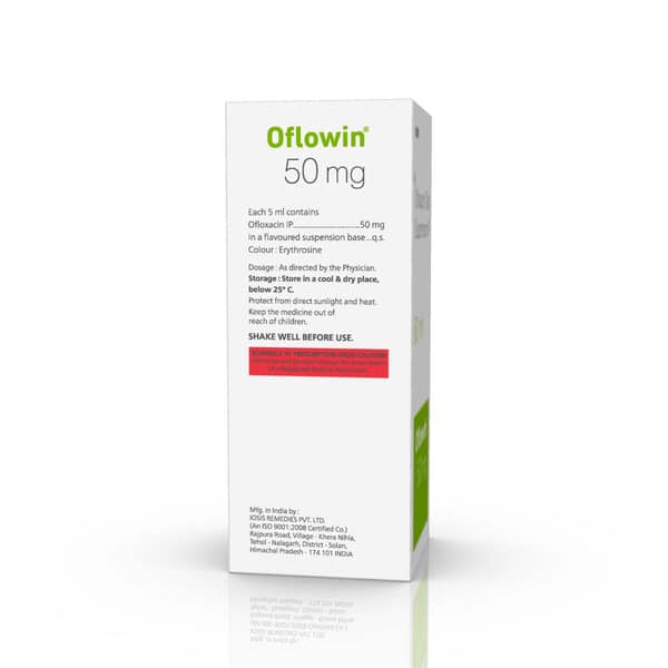 Oflowin 50Mg Bottle Of 60Ml Suspension