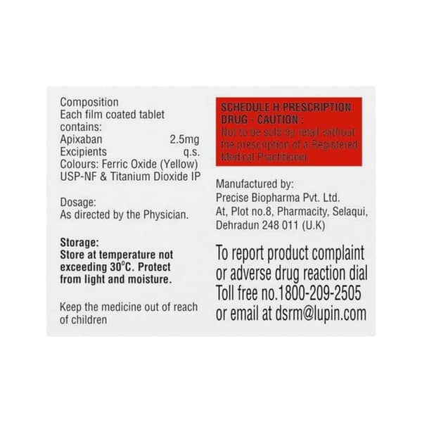 Pixaflo 2.5mg Strip Of 10 Tablets