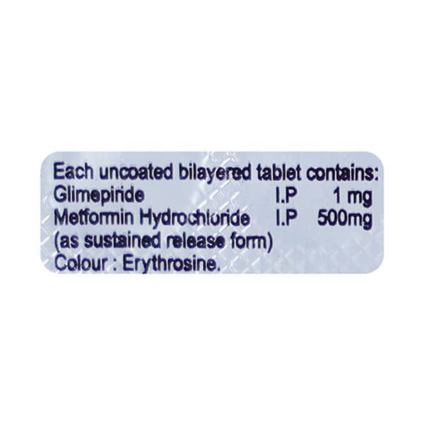 Glucobeat G 1 Strip Of 10 Tablets