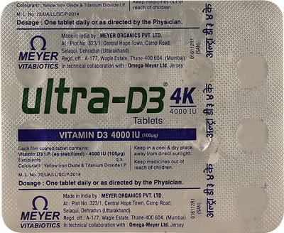 Ultra D3 4k Strip Of 15 Tablets