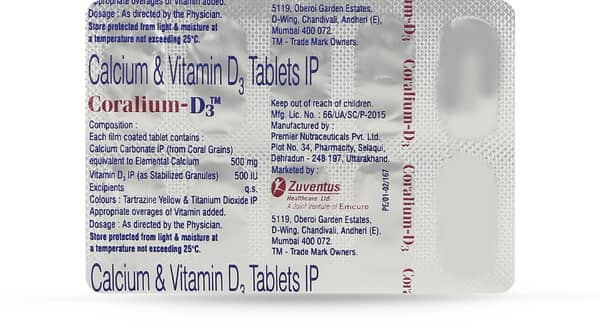 Coralium D3 Tablet
