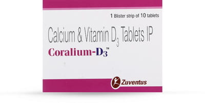 Coralium D3 Strip Of 10 Tablets