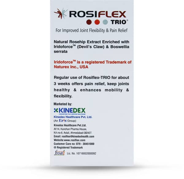 Rosiflex Trio Bottle Of 14 Capsules
