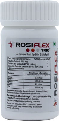 Rosiflex Trio Bottle Of 14 Capsules