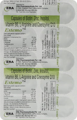 Estemo Strip Of 10 Capsules