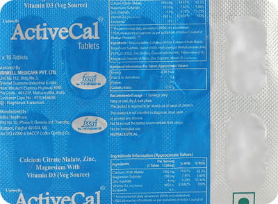 Activecal Strip Of 10 Tablets