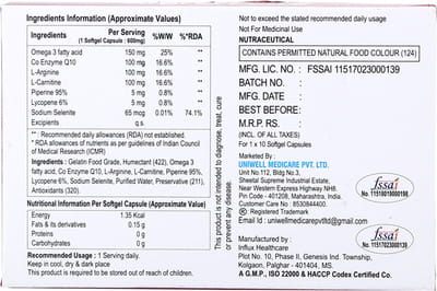 Argi Q Forte Strip Of 10 Capsules