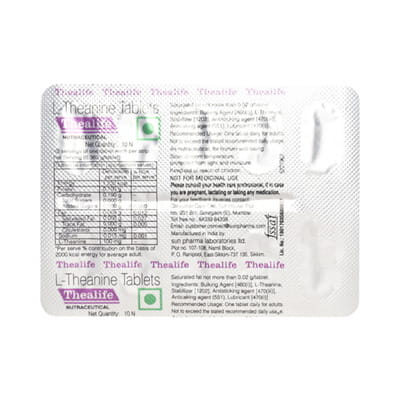 Thealife Strip Of 10 Tablets