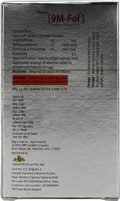 9 M Fol Strip Of 10 Capsules