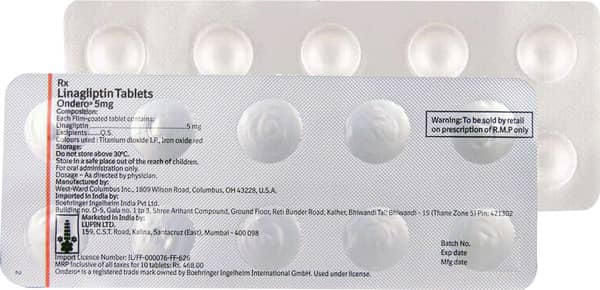 ONDERO 5MG TABLET