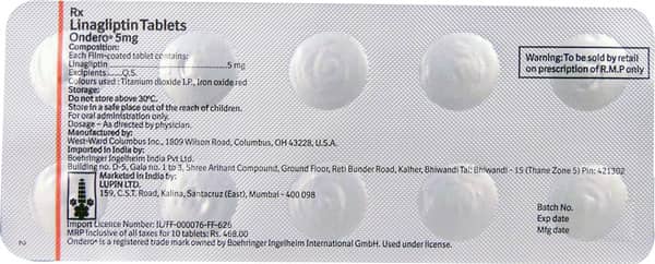 ONDERO 5MG TABLET