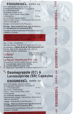 Esogress L Strip Of 10 Capsules