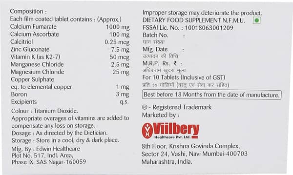 Parnacal K2 Strip Of 10 Tablets