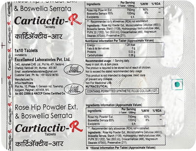 Cartiactiv R Strip Of 10 Tablets