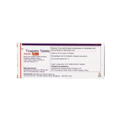 Axcer 90mg Strip Of 14 Tablets