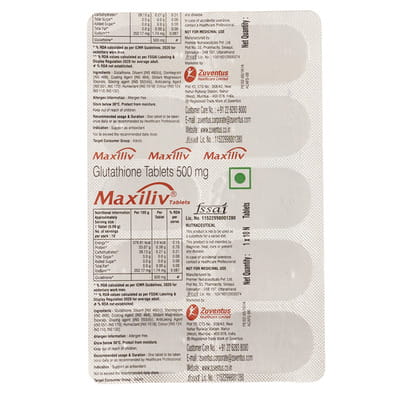Maxiliv Strip Of 10 Tablets