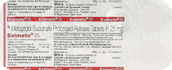Evimeto 25mg Strip Of 10 Tablets