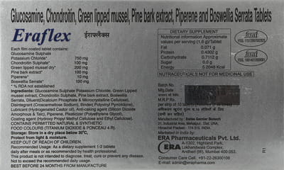 Eraflex Strip Of 10 Tablets