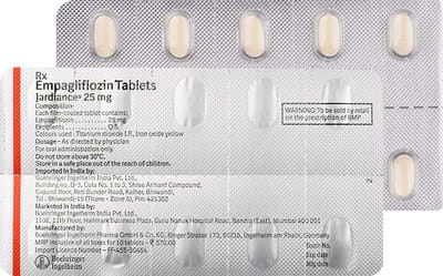 Jardiance 25mg Strip Of 10 Tablets