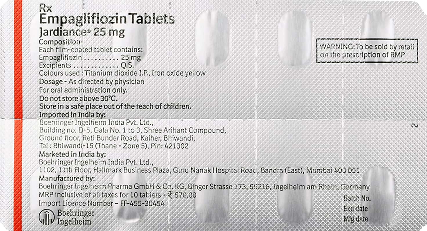 jardiance 25mg tablet