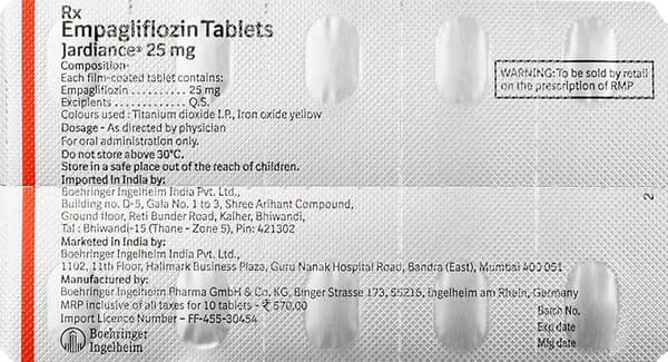 JARDIANCE 25MG TABLET