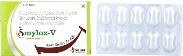 Smylox V Strip Of 10 Tablets