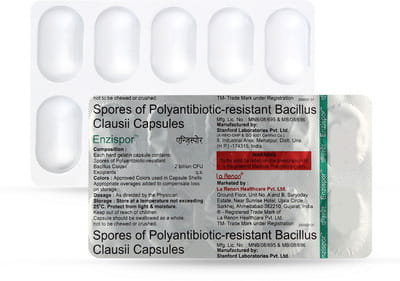 Enzispor Strip Of 10 Capsules