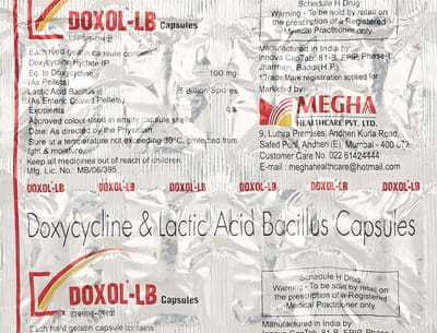 Doxol Lb Strip Of 8 Capsules