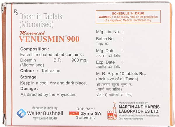 Venusmin 900mg Strip Of 10 Tablets