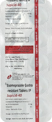 Jupicid 40mg Strip Of 10 Tablets