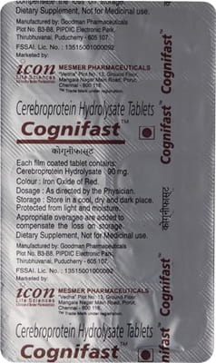 Cognifast Strip Of 10 Tablets
