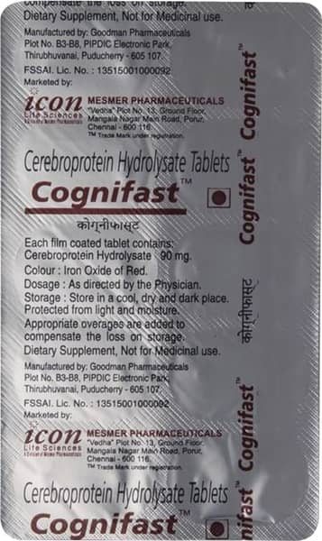 Cognifast Strip Of 10 Tablets