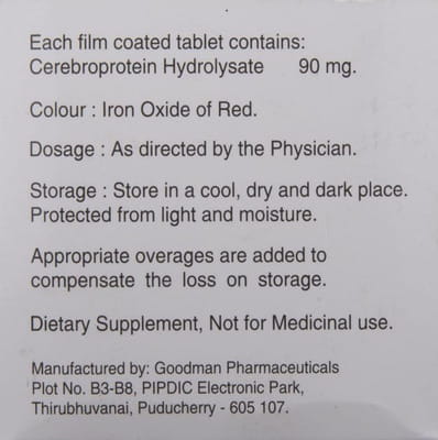 Cognifast Strip Of 10 Tablets