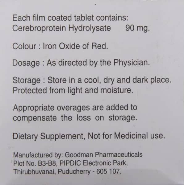 Cognifast Strip Of 10 Tablets