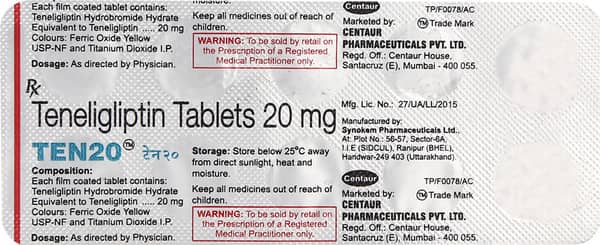 Ten20 Strip Of 10 Tablets