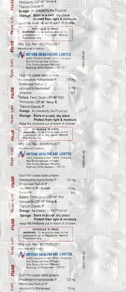 Fix Ar Strip Of 10 Tablets
