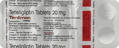Tenlimac 20mg Strip Of 10 Tablets