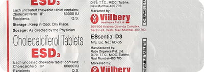 Esd3 Strip Of 4 Tablets