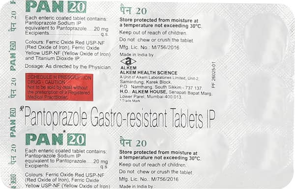 Pan 20 Tablet