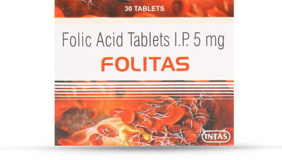 Folitas 5mg Strip Of 30 Tablets