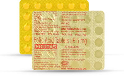 Folitas 5mg Strip Of 30 Tablets