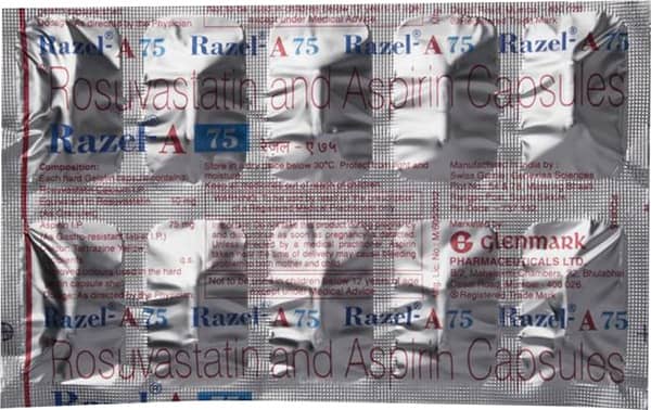 Razel A 75mg/10mg Strip Of 10 Capsules